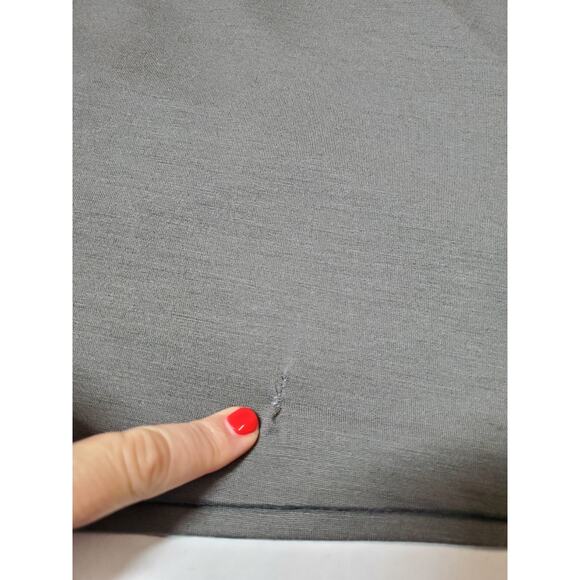 BRUNELLO CUCINELLI Italy Womens 6 DRESS Designer Avant Garde *flaws* Wool Gray - Picture 12 of 15